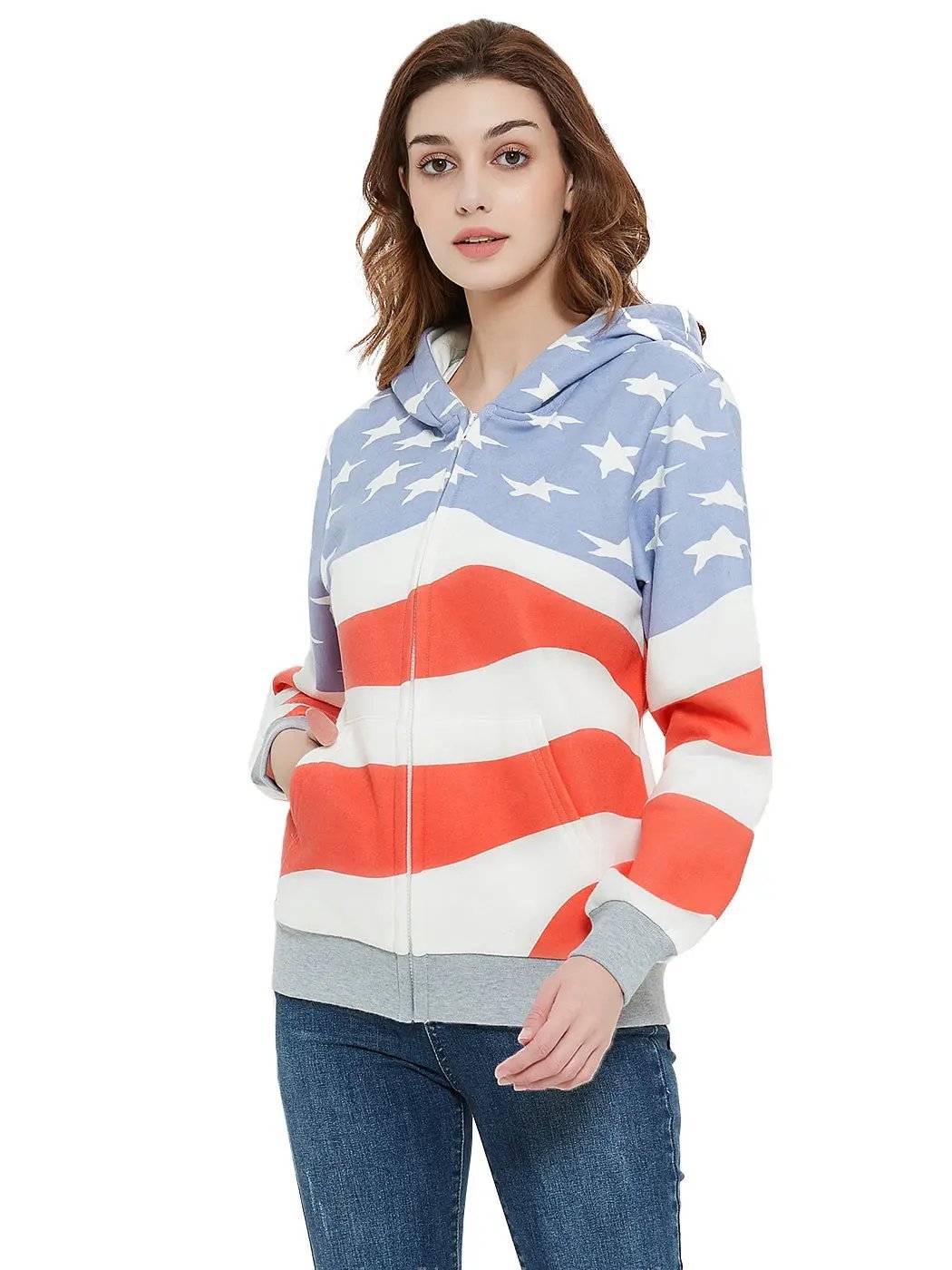 American Flag Hoodie Sweatshirt - Get it from Bo
