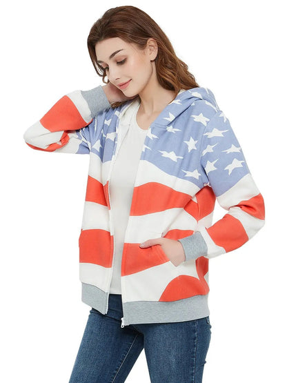 American Flag Hoodie Sweatshirt - Get it from Bo