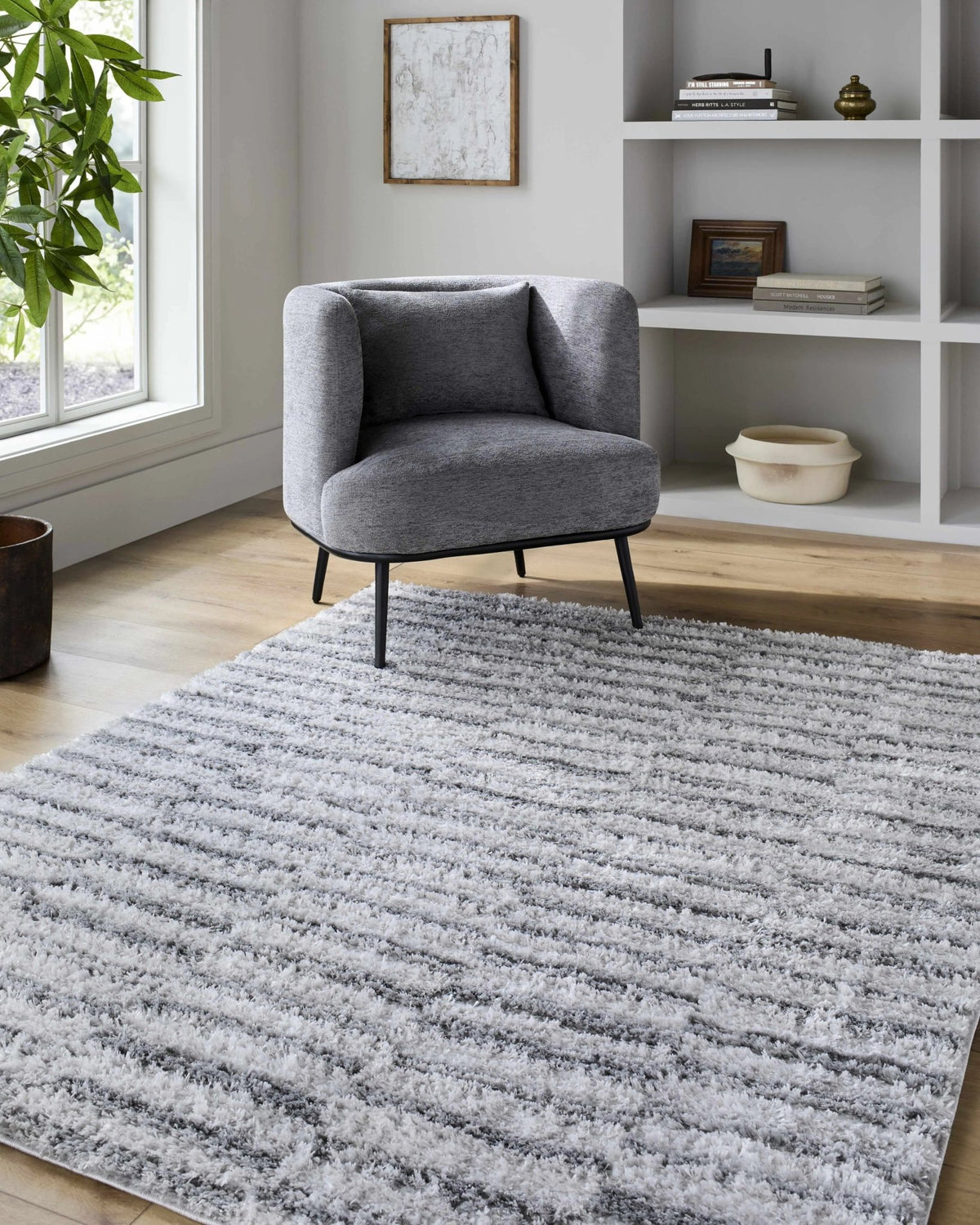 Anevay Dark Gray Area Rug - Get it from Bo