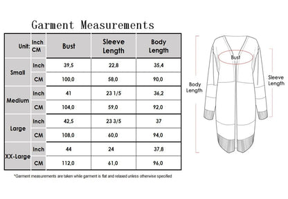 Long Sleeve Open Front Casual Knit Sweaters Coat Soft Outwear Striped Draped Kimono Cardigan