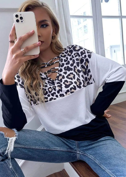 Color Block Interlock Sweater Anna-Kaci Wholesale