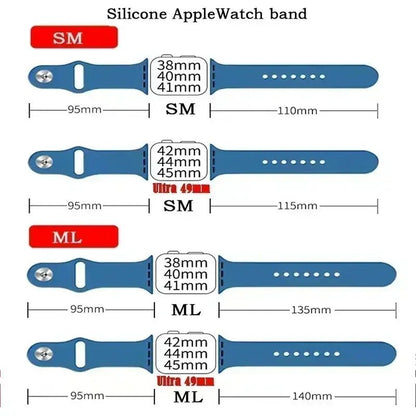 Apple Watch Band Strap Soft Silicone All Sizes - Get it from Bo