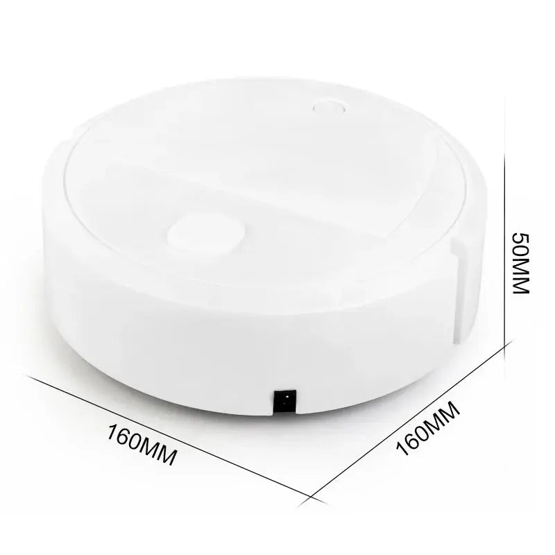 Automatic Electric Floor Vacuum Cleaner 3-in-1 1500Pa USB Rechargeable Wireless Sweeping Mop for Home Office Use - Get it from Bo