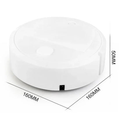 Automatic Electric Floor Vacuum Cleaner 3-in-1 1500Pa USB Rechargeable Wireless Sweeping Mop for Home Office Use - Get it from Bo