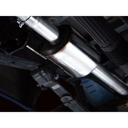 AWE 0FG 21+ Ford F150 Dual Side Exit Cat-Back Exhaust - 4.5in Diamond Black Tips - Get it from Bo