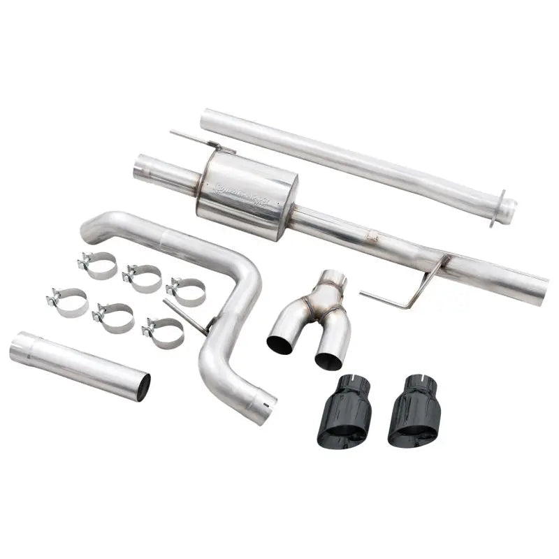 AWE 0FG 21+ Ford F150 Dual Side Exit Cat-Back Exhaust - 4.5in Diamond Black Tips - Get it from Bo