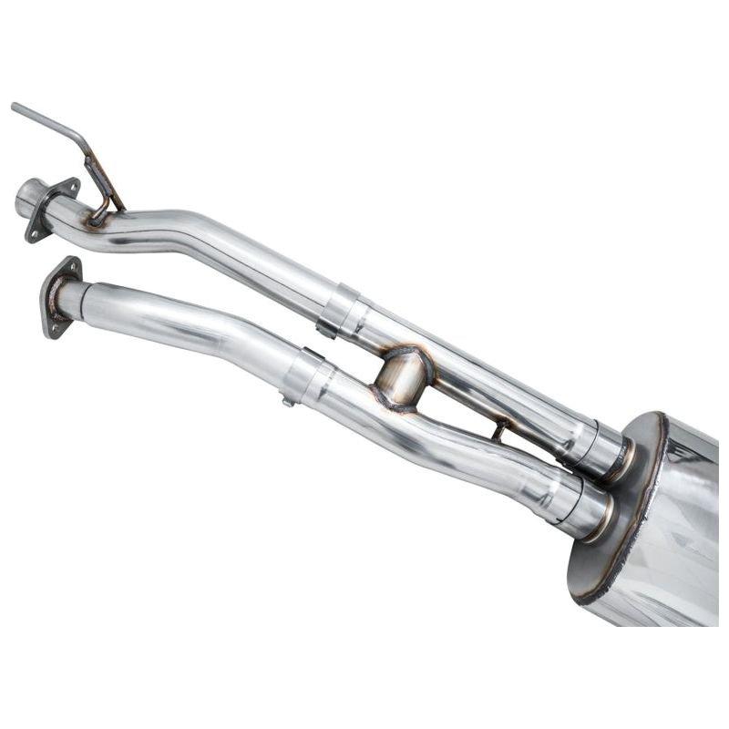 AWE 2016-2023 Toyota Tacoma 0FG Catback Exhaust w/ BashGuard - Dual Diamond Black Tips NP Motorsports