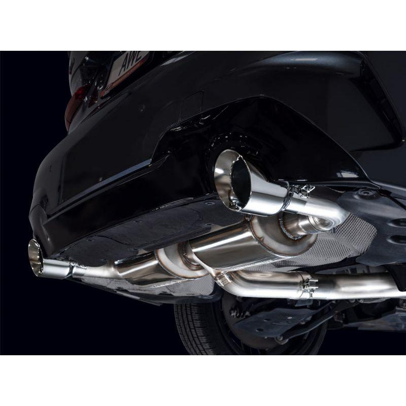 AWE 19-23 BMW 330i / 21-23 BMW 430i Base G2X Touring Axle Back Exhaust - Chrome Silver NP Motorsports
