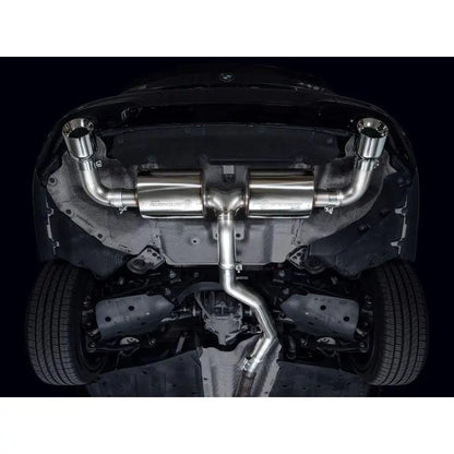 AWE 19-23 BMW 330i / 21-23 BMW 430i Base G2X Touring Axle Back Exhaust - Chrome Silver NP Motorsports