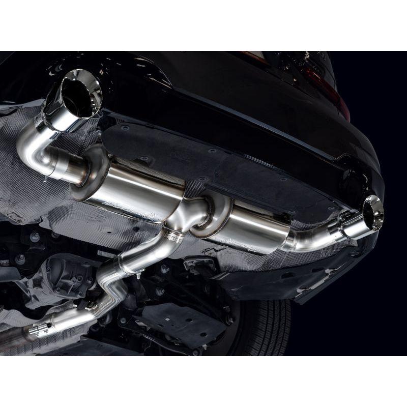 AWE 19-23 BMW 330i / 21-23 BMW 430i Base G2X Touring Axle Back Exhaust - Chrome Silver NP Motorsports
