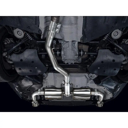 AWE 19-23 BMW 330i / 21-23 BMW 430i Base G2X Touring Axle Back Exhaust - Chrome Silver NP Motorsports