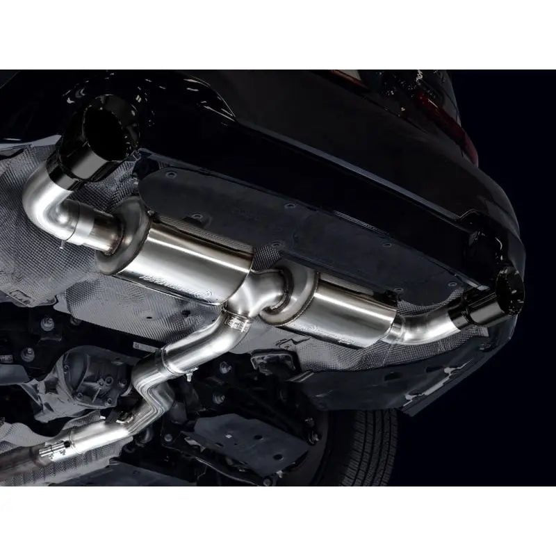 AWE 19-23 BMW 330i / 21-23 BMW 430i Base G2X Touring (Excl.Conv) Axle Back Exhaust - Diamond Black - Get it from Bo