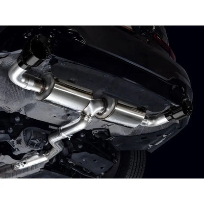 AWE 19-23 BMW 330i / 21-23 BMW 430i Base G2X Touring (Excl.Conv) Axle Back Exhaust - Diamond Black - Get it from Bo