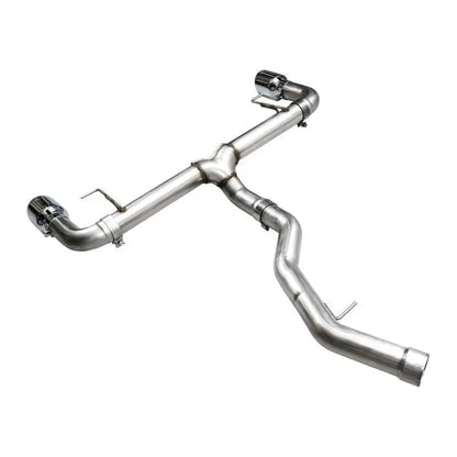 AWE 19-23 BMW 330i / 21-23 BMW 430i Base G2X Track Edition Axle Back Exhaust - Chrome Silver NP Motorsports