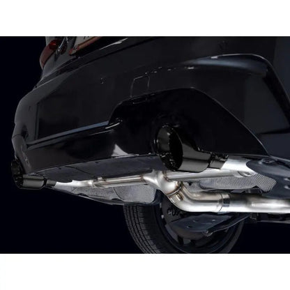 AWE 19-23 BMW 330i / 21-23 BMW 430i Base G2X Track Edition Axle Back Exhaust - Diamond Black - Get it from Bo