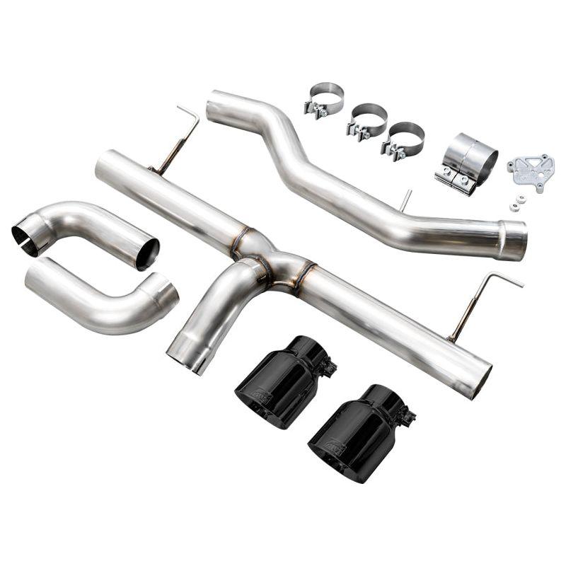 AWE 19-23 BMW 330i / 21-23 BMW 430i Base G2X Track Edition Axle Back Exhaust - Diamond Black NP Motorsports