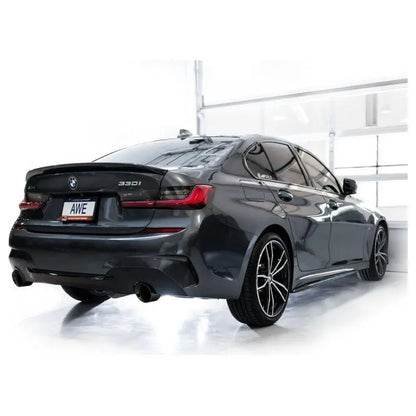 AWE 19-23 BMW 330i / 21-23 BMW 430i Base G2X Track Edition Axle Back Exhaust - Diamond Black NP Motorsports