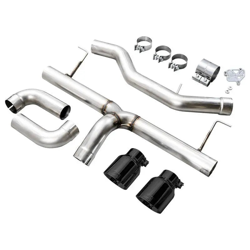 AWE 19-23 BMW 330i / 21-23 BMW 430i Base G2X Track Edition Axle Back Exhaust - Diamond Black - Get it from Bo