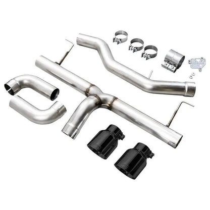 AWE 19-23 BMW 330i / 21-23 BMW 430i Base G2X Track Edition Axle Back Exhaust - Diamond Black - Get it from Bo