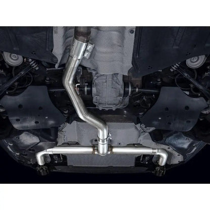 AWE 19-23 BMW 330i / 21-23 BMW 430i Base G2X Track Edition Axle Back Exhaust - Diamond Black - Get it from Bo