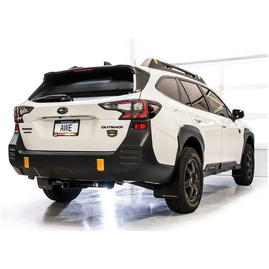 AWE 20-25 Subaru Outback (Wilderness & XT) 0FG Catback Exhaust w/Dual BashGuards - Get it from Bo
