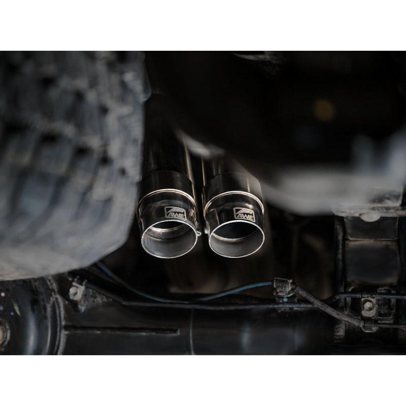 AWE 2016-2023 Toyota Tacoma 0FG Exhaust with BashGuard - No Tips NP Motorsports