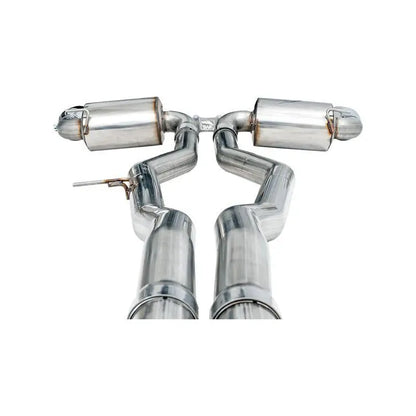 AWE 2020 Toyota Supra A90 Non-Resonated Touring Edition Exhaust - 5in Chrome Silver Tips NP Motorsports