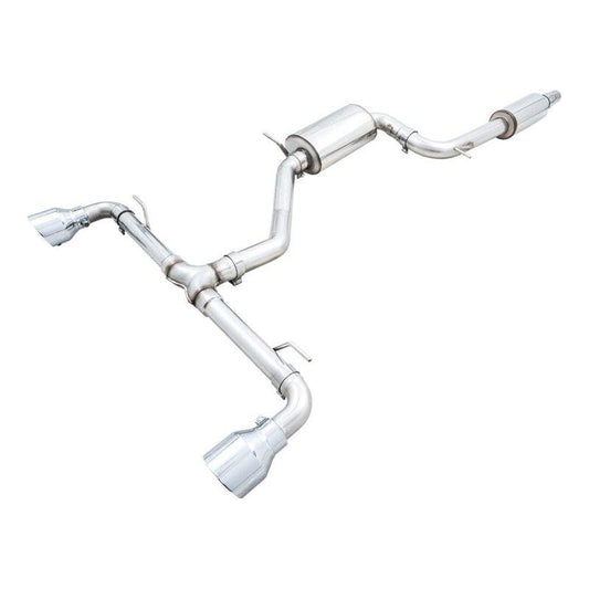 AWE 2022 VW GTI MK8 Touring Edition Exhaust - Chrome Silver Tips NP Motorsports