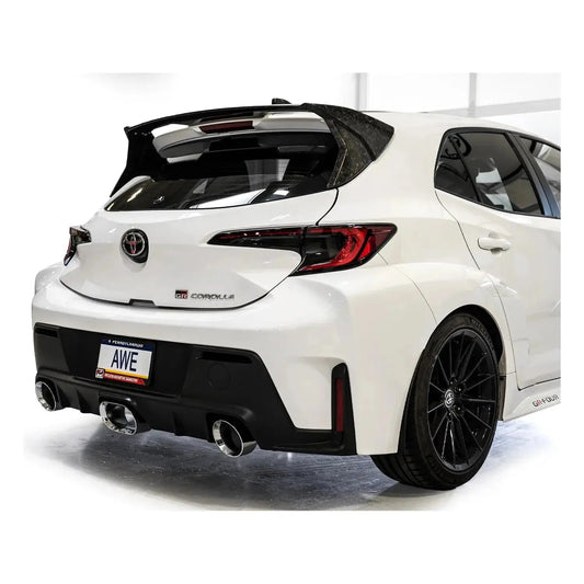 AWE 2023-2025 Toyota GR Corolla Touring Edition Catback Exhaust - Chrome Silver Tips - Get it from Bo
