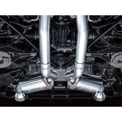 AWE 2023 Nissan Z RZ34 RWD Touring Edition Catback Exhaust System w/ Chrome Silver Tips NP Motorsports