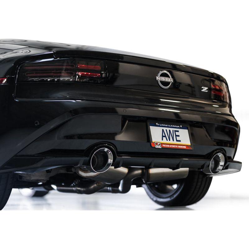 AWE 2023 Nissan Z RZ34 RWD Touring Edition Catback Exhaust System w/ Chrome Silver Tips NP Motorsports