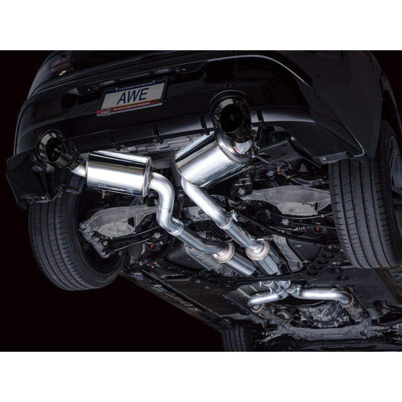 AWE 2023 Nissan Z RZ34 RWD Touring Edition Catback Exhaust System w/ Diamond Black Tips NP Motorsports