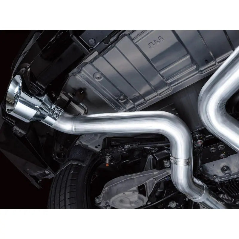 AWE 2023 Nissan Z RZ34 RWD Track Edition Catback Exhaust System w/ Chrome Silver Tips NP Motorsports