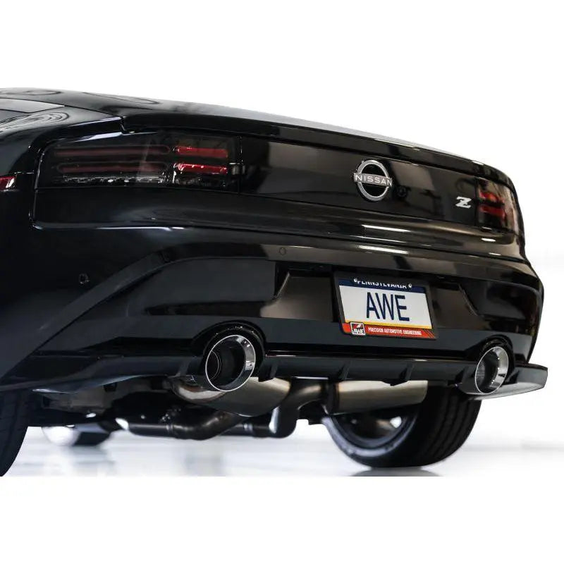 AWE 2023 Nissan Z RZ34 RWD Track Edition Catback Exhaust System w/ Chrome Silver Tips NP Motorsports