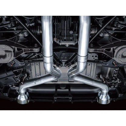 AWE 2023 Nissan Z RZ34 RWD Track Edition Catback Exhaust System w/ Chrome Silver Tips NP Motorsports