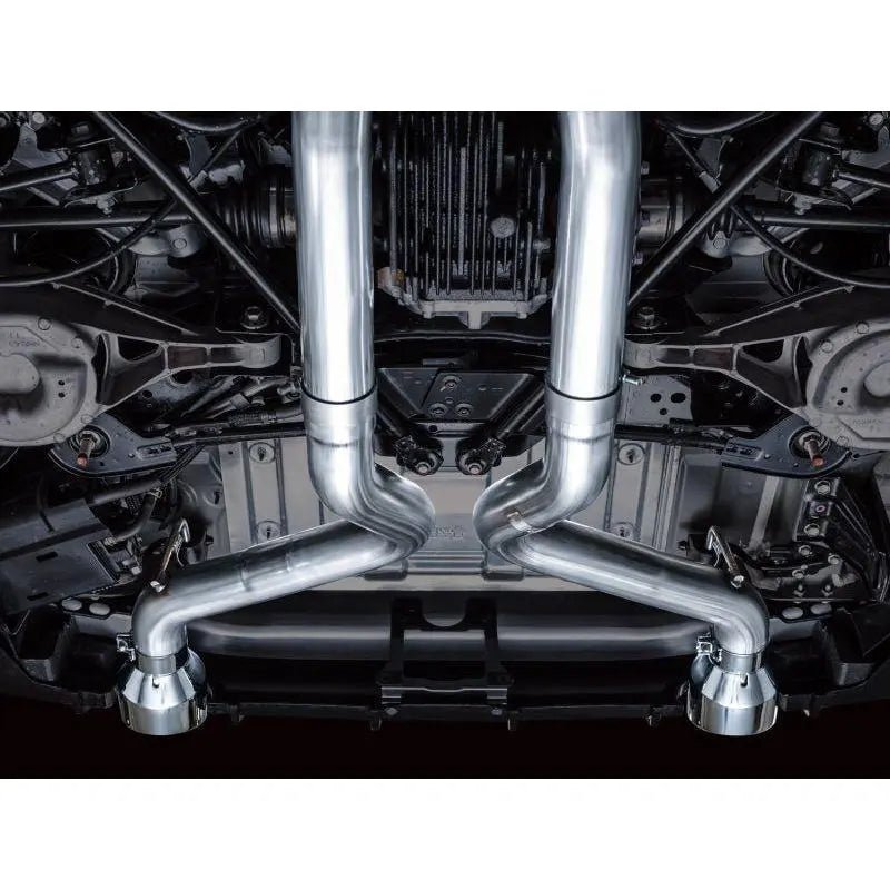 AWE 2023 Nissan Z RZ34 RWD Track Edition Catback Exhaust System w/ Chrome Silver Tips - Get it from Bo
