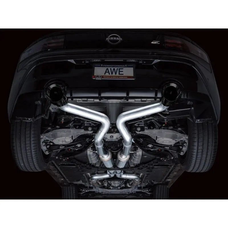 AWE 2023 Nissan Z RZ34 RWD Track Edition Catback Exhaust System w/ Diamond Black Tips - Get it from Bo