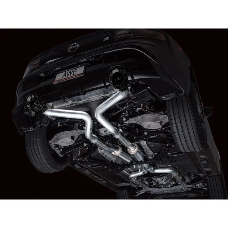 AWE 2023 Nissan Z RZ34 RWD Track Edition Catback Exhaust System w/ Diamond Black Tips - Get it from Bo