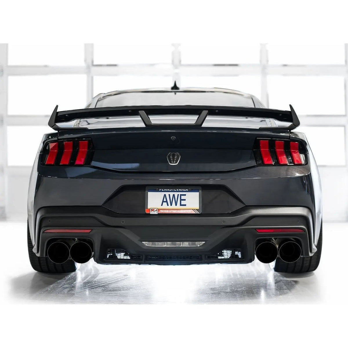 AWE 2024 Ford Mustang Dark Horse S650 RWD SwitchPath Catback Exhaust w/ Quad Diamond Black Tips - Get it from Bo