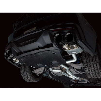 AWE 2024 Ford Mustang Dark Horse S650 RWD SwitchPath Catback Exhaust w/ Quad Diamond Black Tips - Get it from Bo
