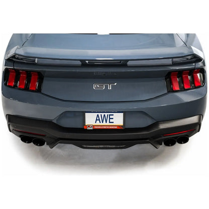 AWE 2024 Ford Mustang GT Fastback S650 RWD SwitchPath Catback Exhaust w/ Quad Diamond Black Tips NP Motorsports