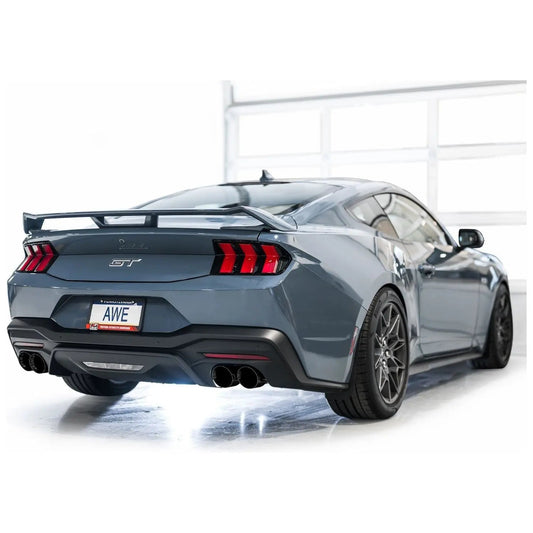 AWE 2024 Ford Mustang GT Fastback S650 RWD SwitchPath Catback Exhaust w/ Quad Diamond Black Tips - Get it from Bo