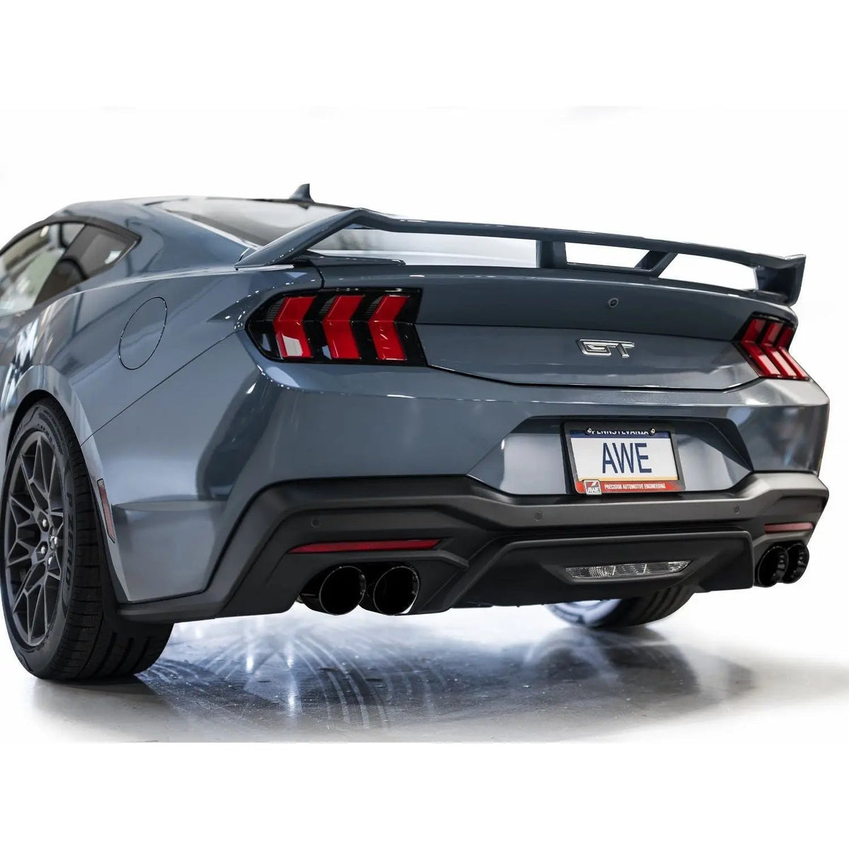 AWE 2024 Ford Mustang GT Fastback S650 RWD SwitchPath Catback Exhaust w/ Quad Diamond Black Tips - Get it from Bo