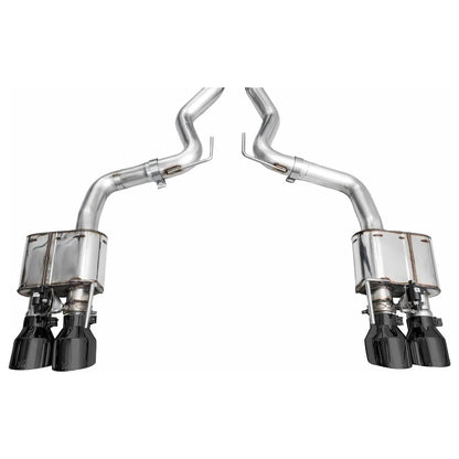 AWE 2024 Ford Mustang GT Fastback S650 RWD SwitchPath Catback Exhaust w/ Quad Diamond Black Tips NP Motorsports