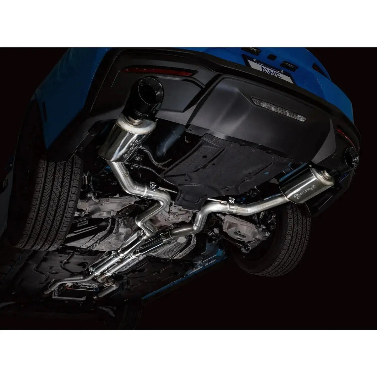 AWE 2024 Ford Mustang GT Fastback S650 RWD Touring Catback Exhaust w/ Dual Diamond Black Tips - Get it from Bo
