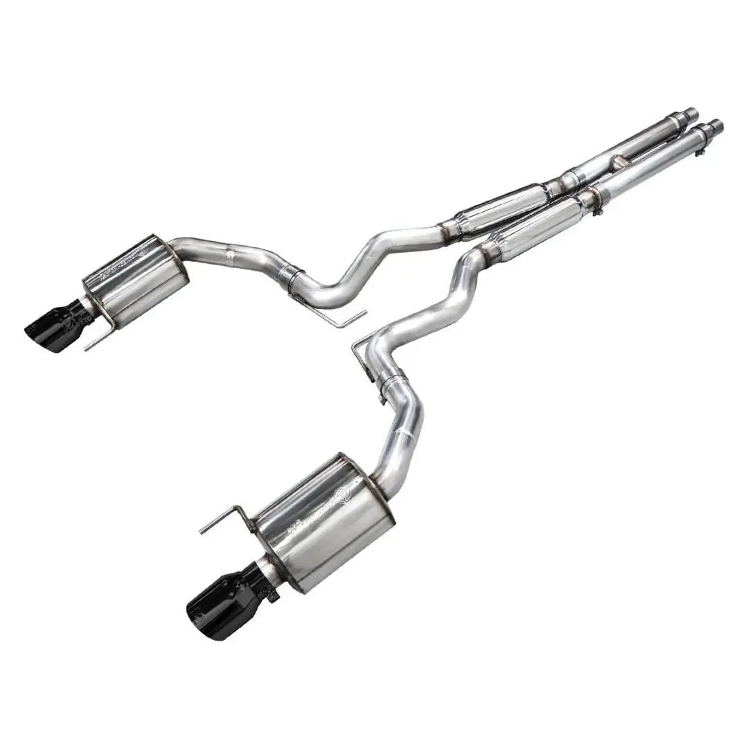 AWE 2024 Ford Mustang GT Fastback S650 RWD Touring Catback Exhaust w/ Dual Diamond Black Tips - Get it from Bo