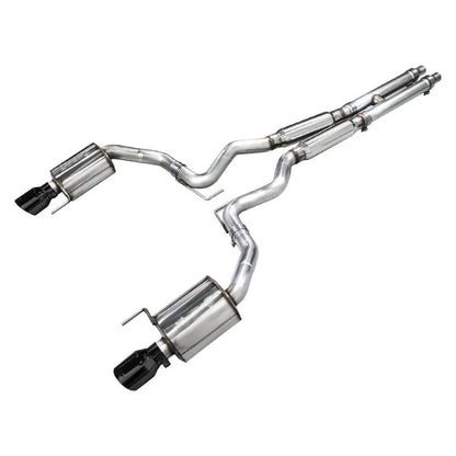 AWE 2024 Ford Mustang GT Fastback S650 RWD Touring Catback Exhaust w/ Dual Diamond Black Tips - Get it from Bo