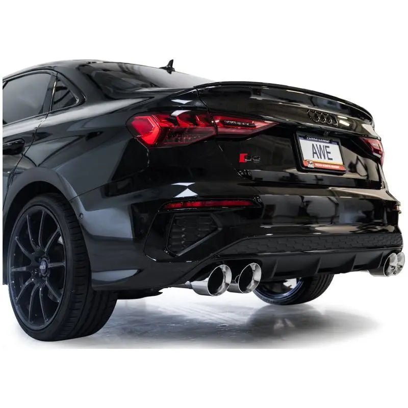AWE 22-24 Audi 8Y S3 Touring Edition Exhaust - Chrome Silver Tips - Get it from Bo