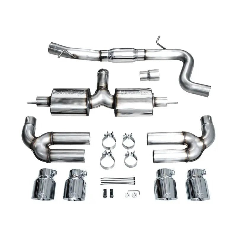 AWE 22-24 Audi 8Y S3 Touring Edition Exhaust - Chrome Silver Tips - Get it from Bo
