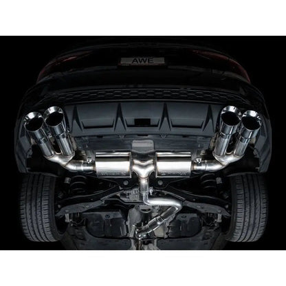 AWE 22-24 Audi 8Y S3 Touring Edition Exhaust - Chrome Silver Tips - Get it from Bo